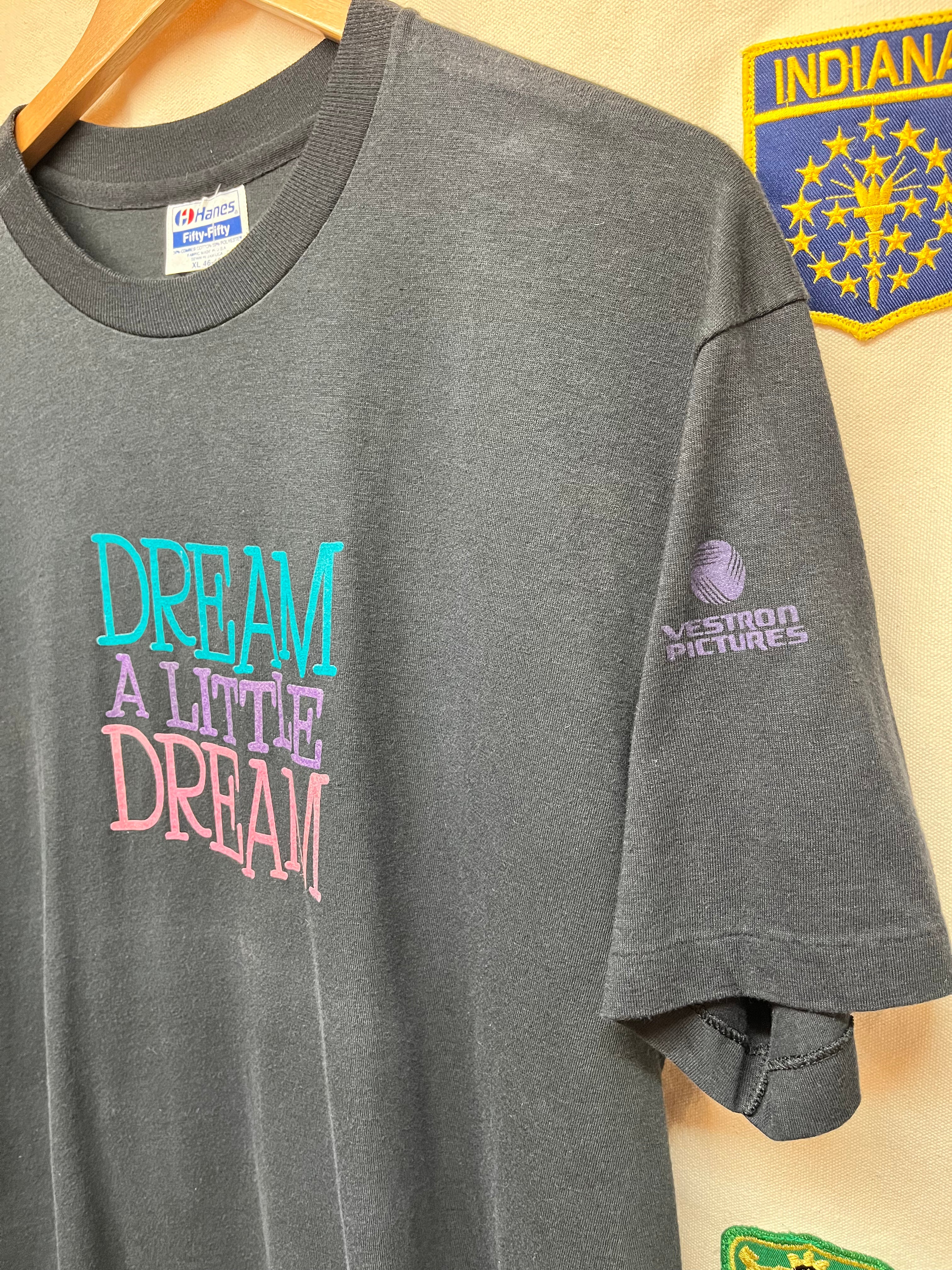 Vintage Dream A Little Dream Vestron Pictures Corey Feldman 1989 Movie Promo T-Shirt: XL