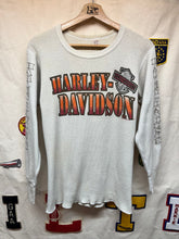 Load image into Gallery viewer, Vintage Harley Davidson 1991 Weiblers Iowa Long Sleeve Thermal Shirt: M
