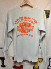 Load image into Gallery viewer, Vintage Harley Davidson 1991 Weiblers Iowa Long Sleeve Thermal Shirt: M
