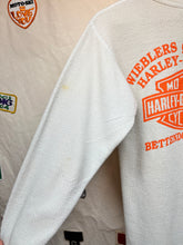 Load image into Gallery viewer, Vintage Harley Davidson 1991 Weiblers Iowa Long Sleeve Thermal Shirt: M
