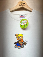 Load image into Gallery viewer, Vintage Blind Spanking the Monkey &quot;You&#39;ll Go Blind&quot; Skate White T-Shirt: Medium
