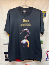 Load image into Gallery viewer, Vintage Hook Robin Williams Disney Did you see it on Showtime Movie Promo T-Shirt: XL
