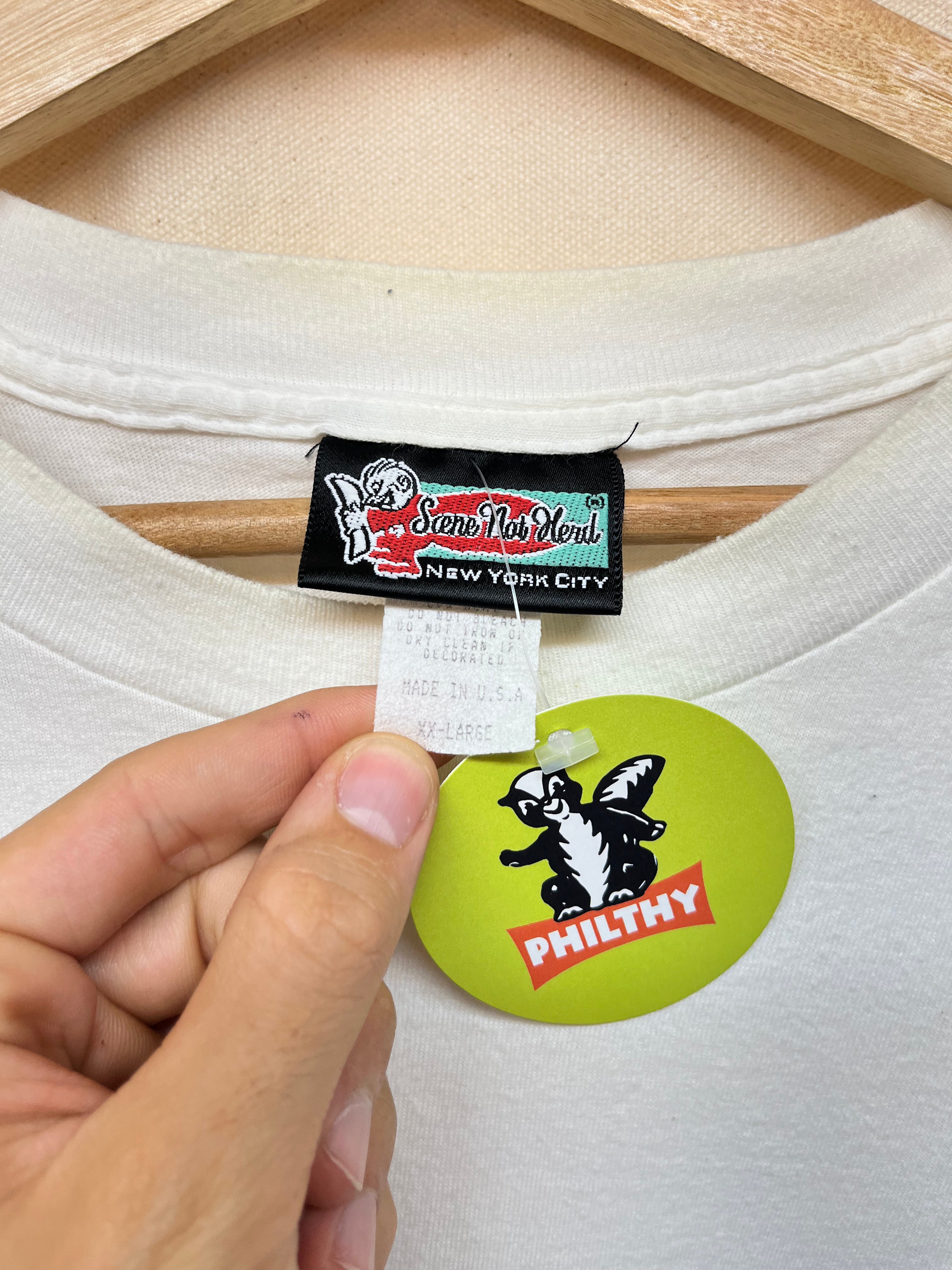 Vintage Fat Albert and the Junkyard Gang Wrap Around Scene Wrap Herd T-Shirt: XXL