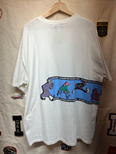 Load image into Gallery viewer, Vintage Fat Albert and the Junkyard Gang Wrap Around Scene Wrap Herd T-Shirt: XXL
