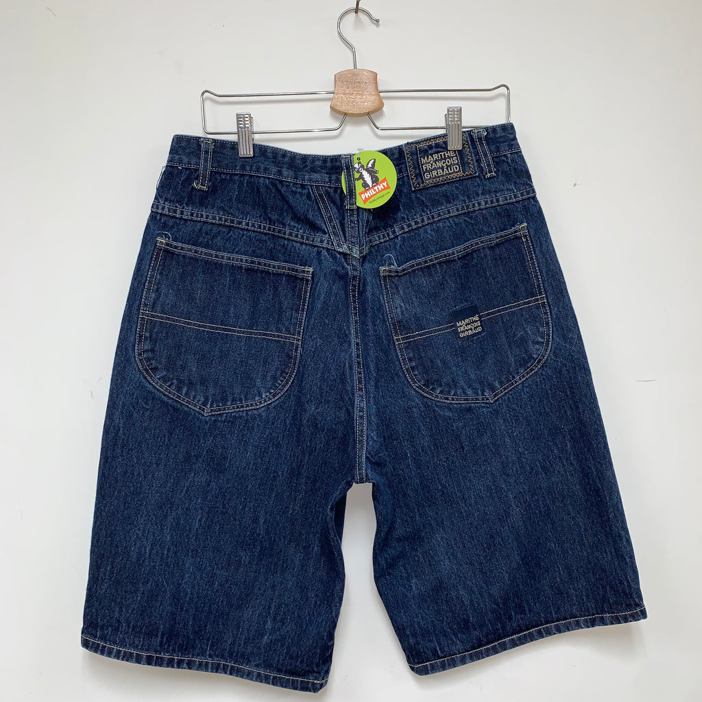 Vintage Marithe Francis Girbaud Y2K Baggy Denim Jean Shorts: 34"
