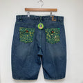 Vintage LRG Y2K Baggy Skate Denim Jean Shorts: 42"