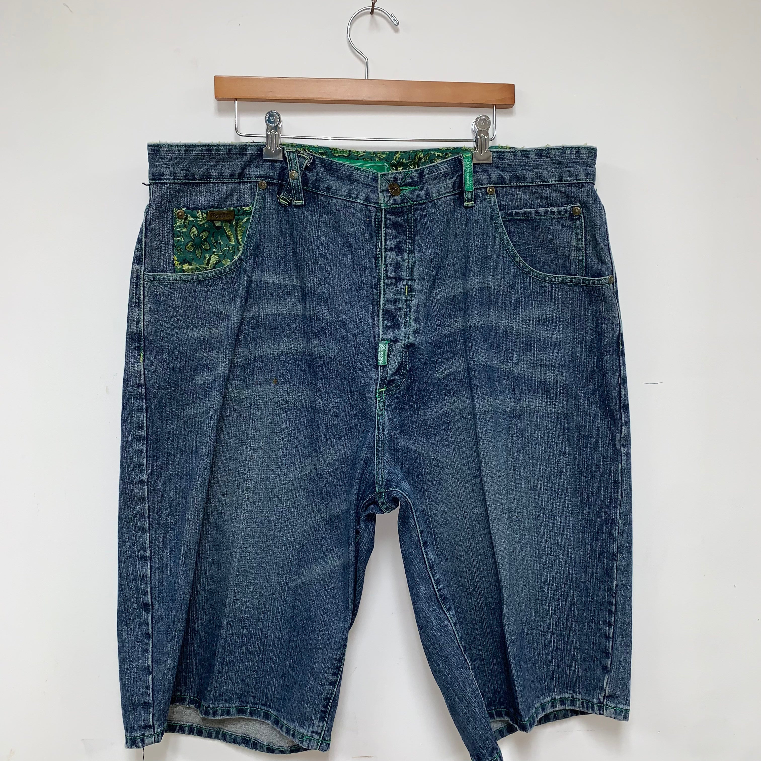 Vintage LRG Y2K Baggy Skate Denim Jean Shorts: 42"