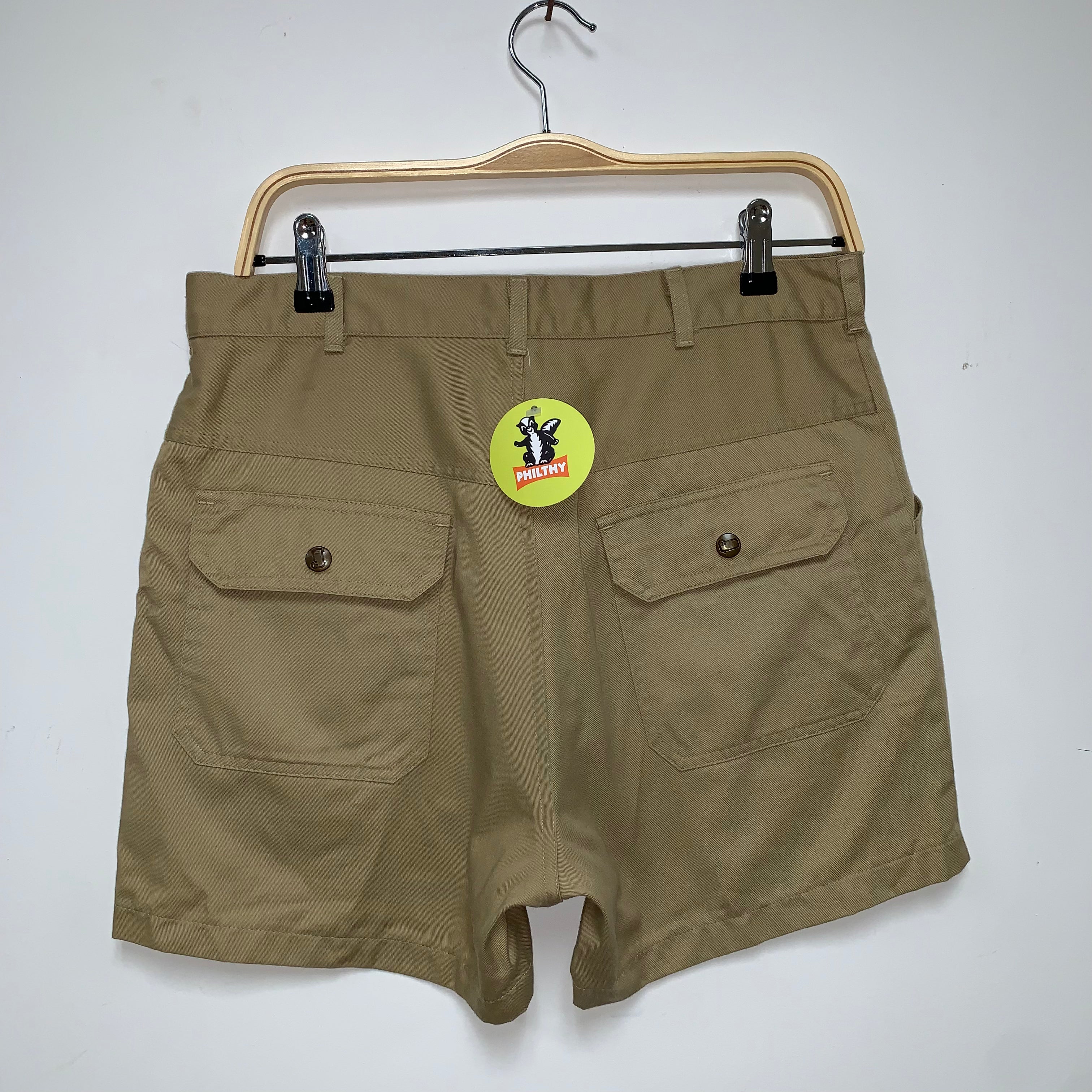 Vintage Woolrich 80's Tan Hiking Shorts: 32"
