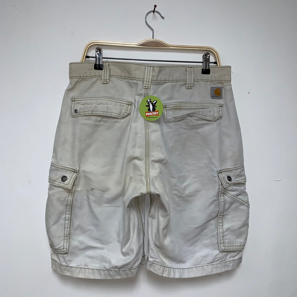 Vintage Carhartt Khaki Relaxed Cargo Shorts: 34"