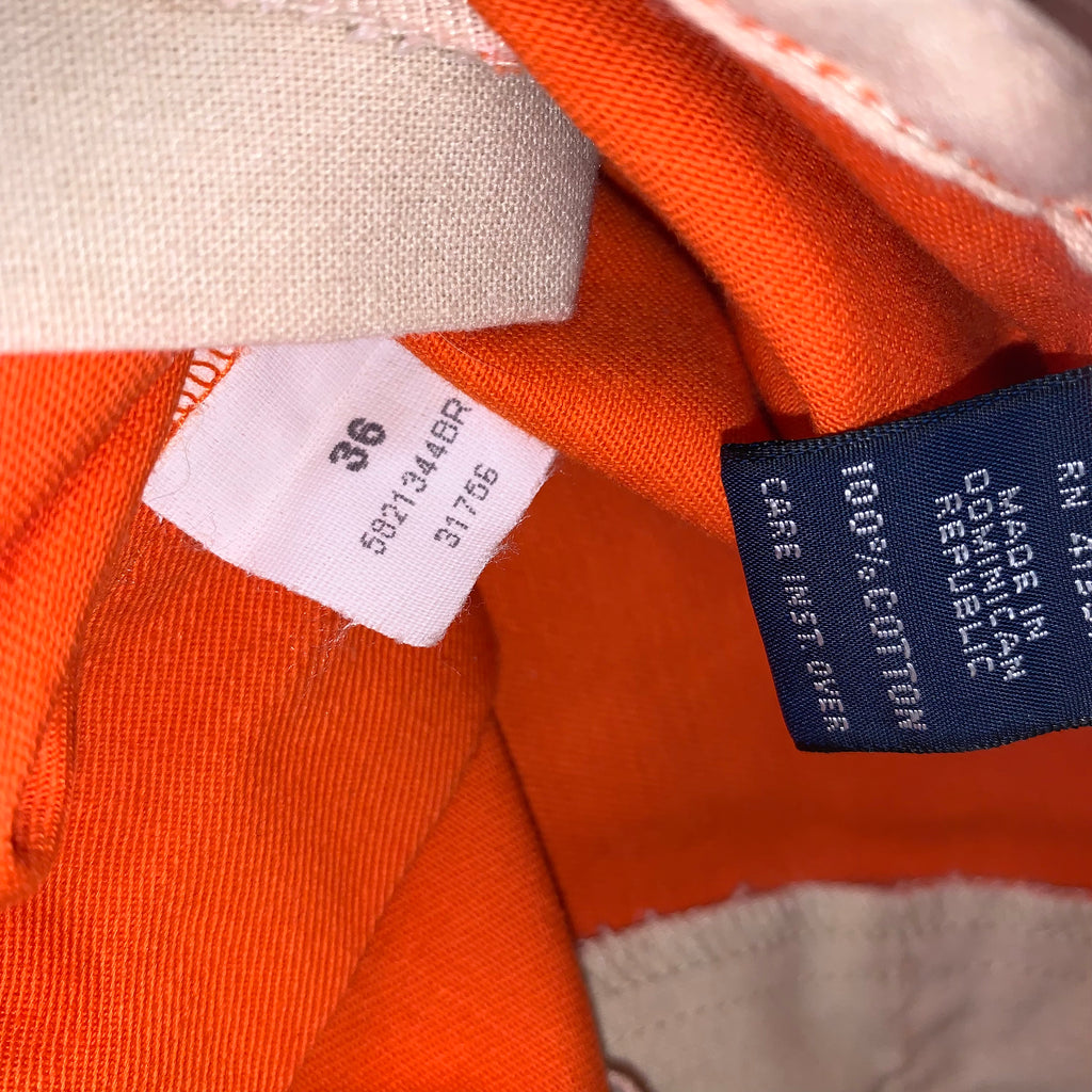 Vintage Polo Ralph Lauren Orange Chino Shorts: 36"