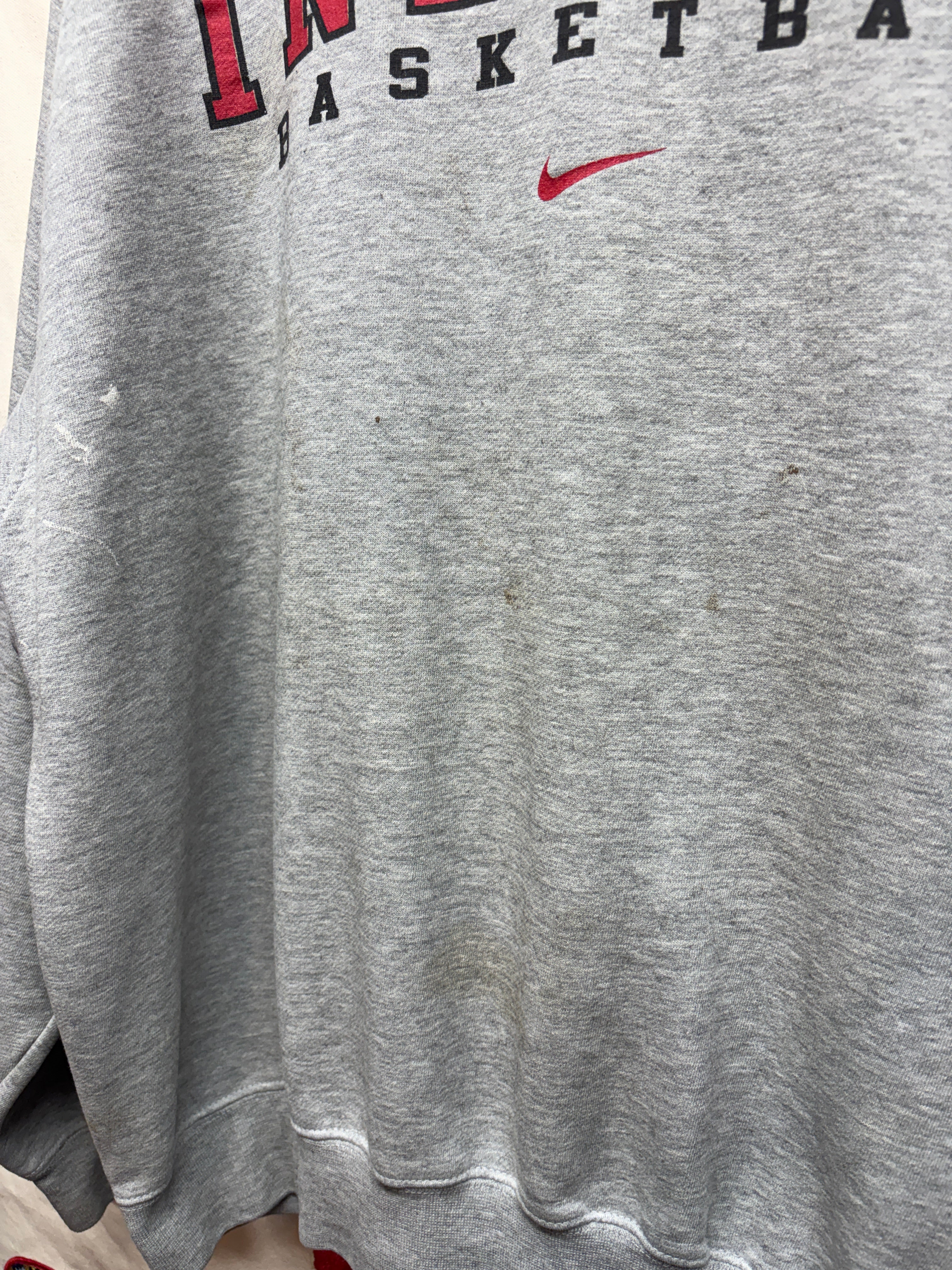 Vtg Indiana Hoosiers Team Nike Crewneck Sweatshirt: XL