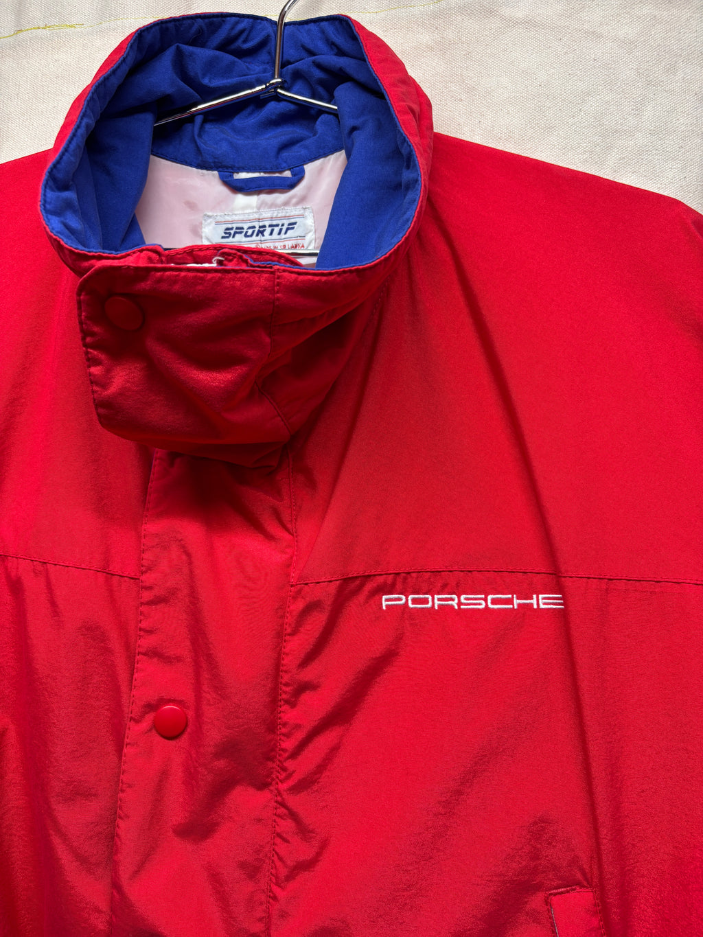 Vtg Porsche Zip Lightweight Jacket: L