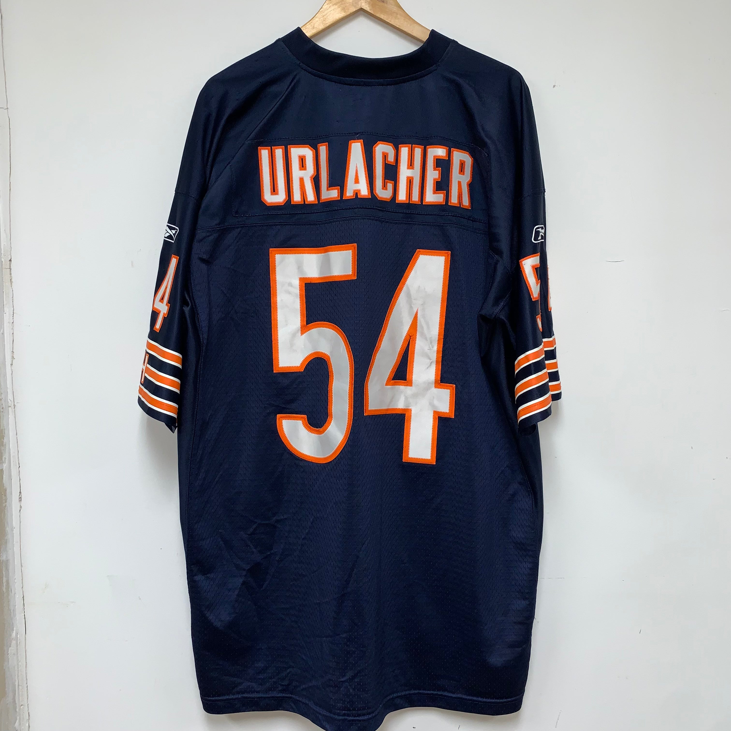 Vintage Chicago Bears Brian Urlacher 54 Reebok NFL Football Jersey: XXL