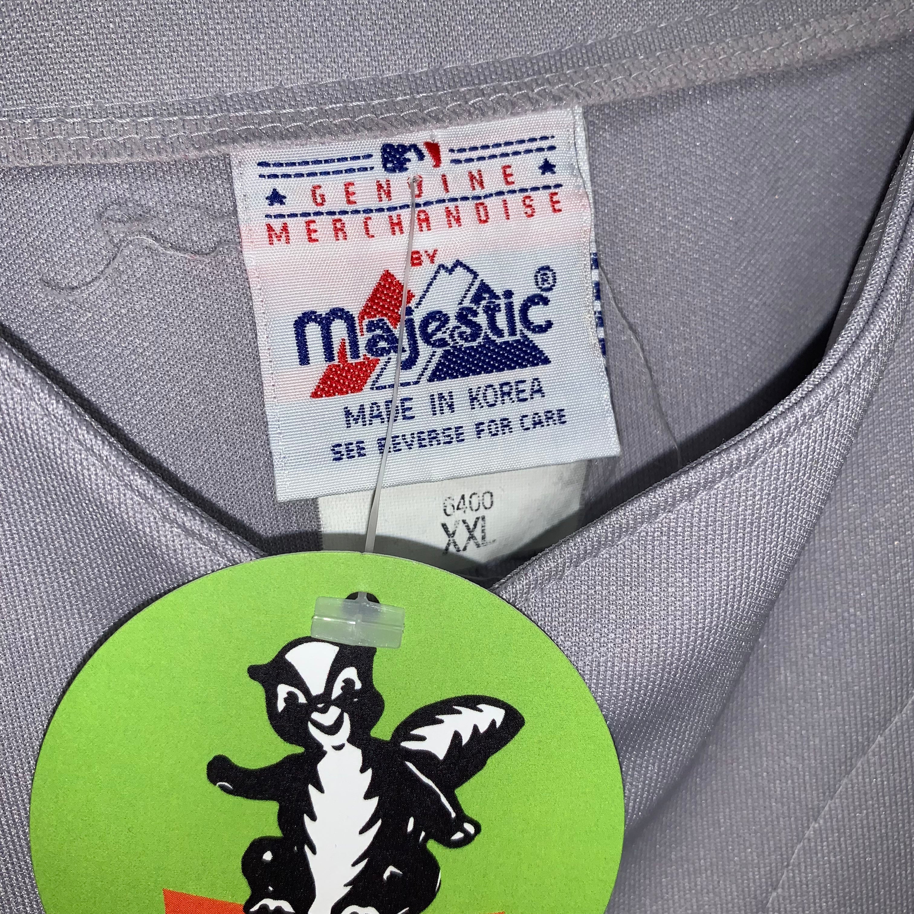 Vintage Chicago Cubs Majestic Grey MLB Baseball Jersey: XXL