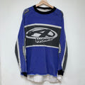 Vintage Answer Dirt Bike Blue USA Longsleeve Jersey Shirt: Large