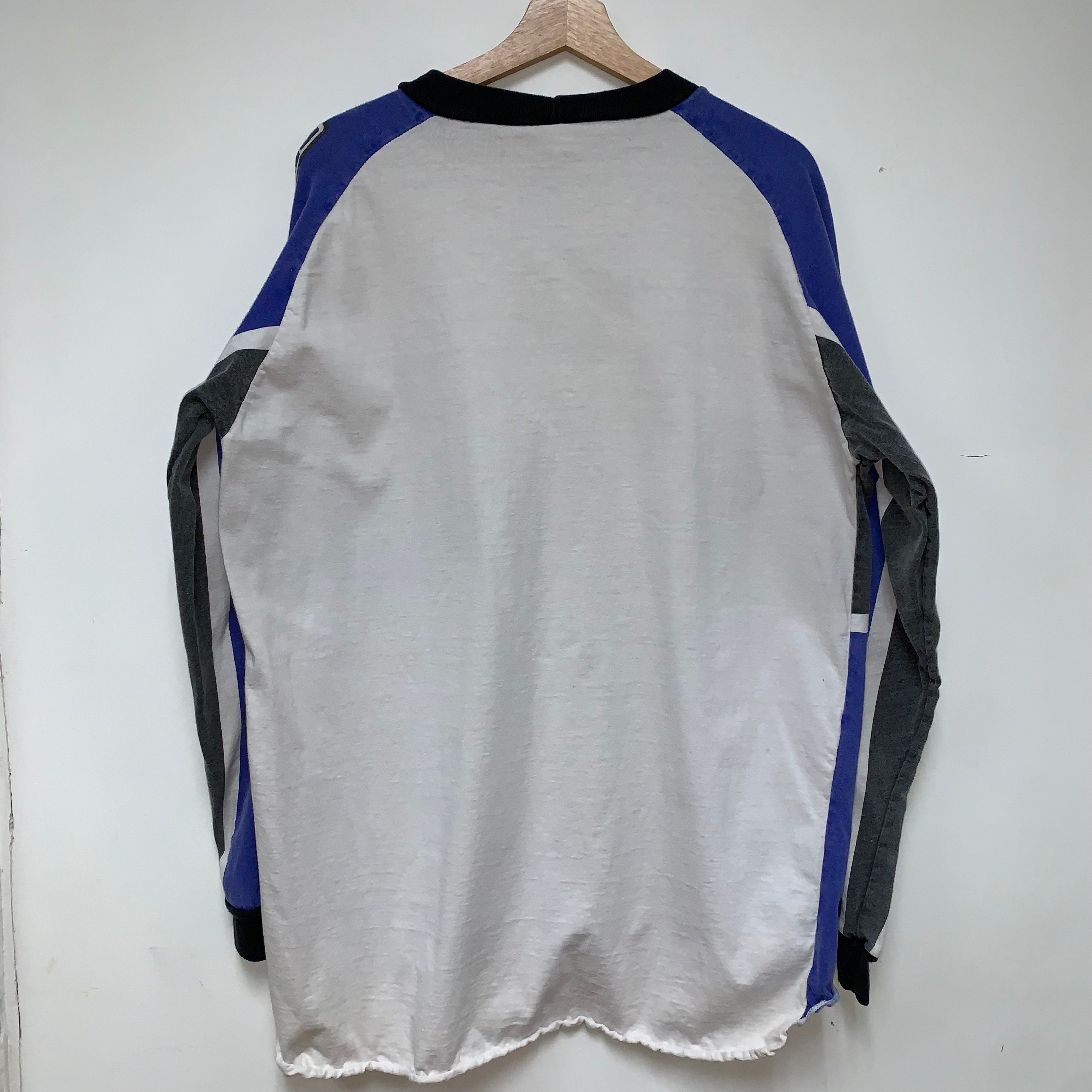 Vintage Answer Dirt Bike Blue USA Longsleeve Jersey Shirt: Large