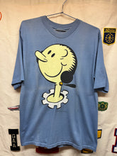 Load image into Gallery viewer, Vintage Olive Oyl Popeye Big Face Tv Show Graphique De France Blue T-Shirt: Large
