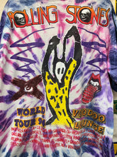 Load image into Gallery viewer, Vintage Rolling Stones Voodoo Lounge 1994 Tie-Dye Concert Tour T-Shirt: XL
