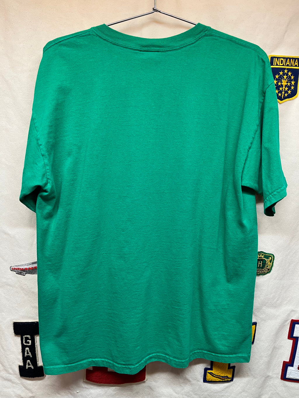 Vintage King of the Hill Will Work for Beer Dale Gribble Mike Judge Fox Green T-Shirt: Large