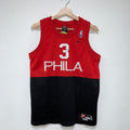 Vintage Allen Iverson 3 Phila Philadelpia 76ers Nike Team NBA Jersey: Youth Large