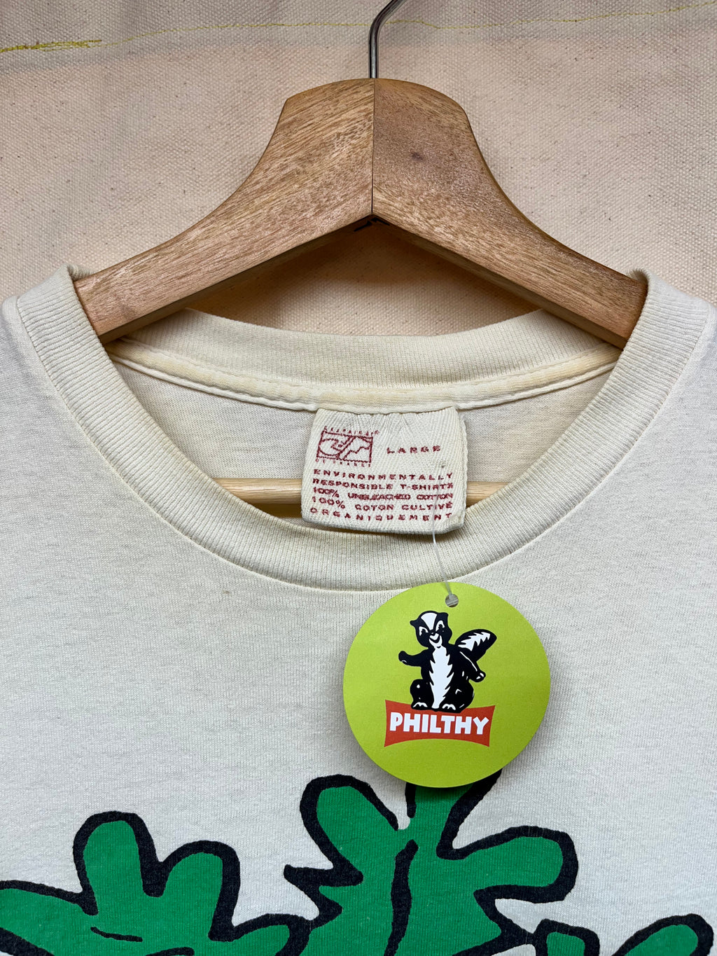 Vintage Popeye Spinach Sailor anchor Graphique De France TV Show T-Shirt: Large