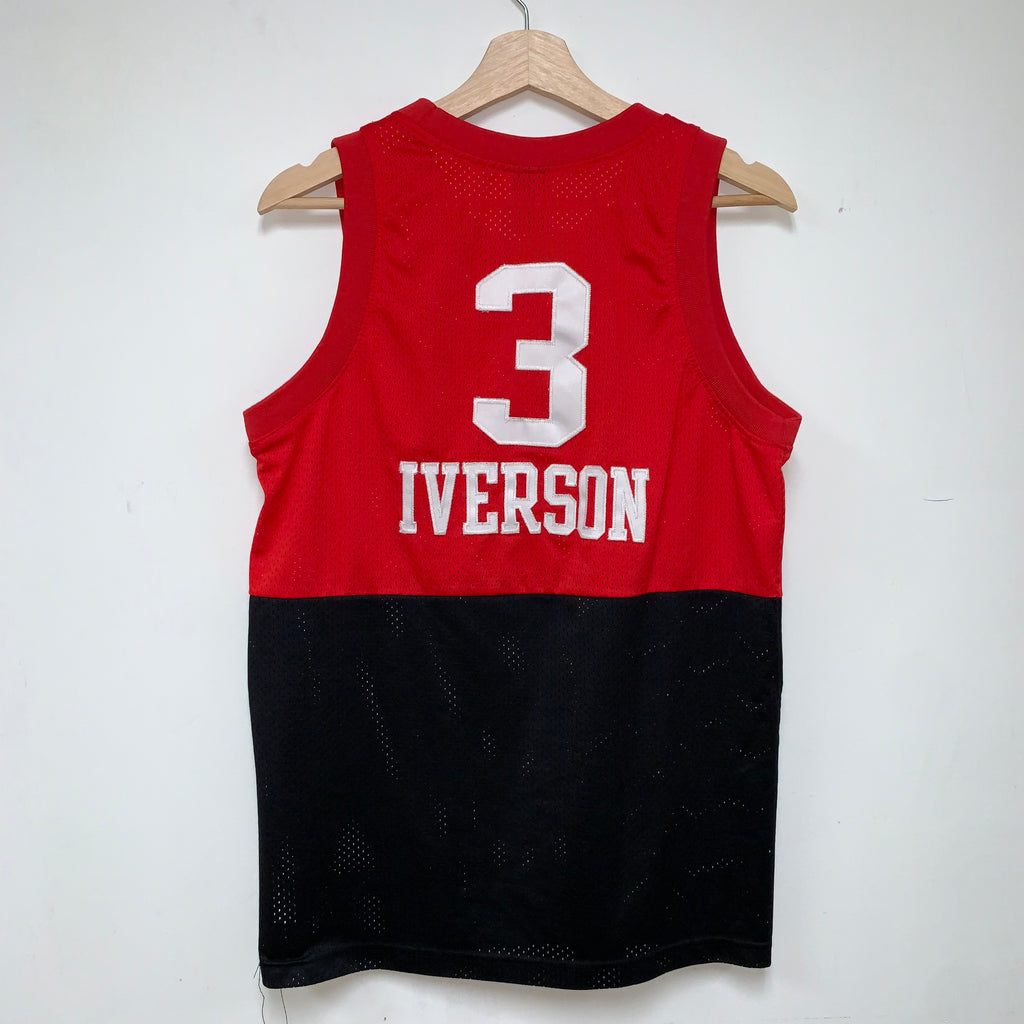 Vintage Allen Iverson 3 Phila Philadelpia 76ers Nike Team NBA Jersey: Youth Large