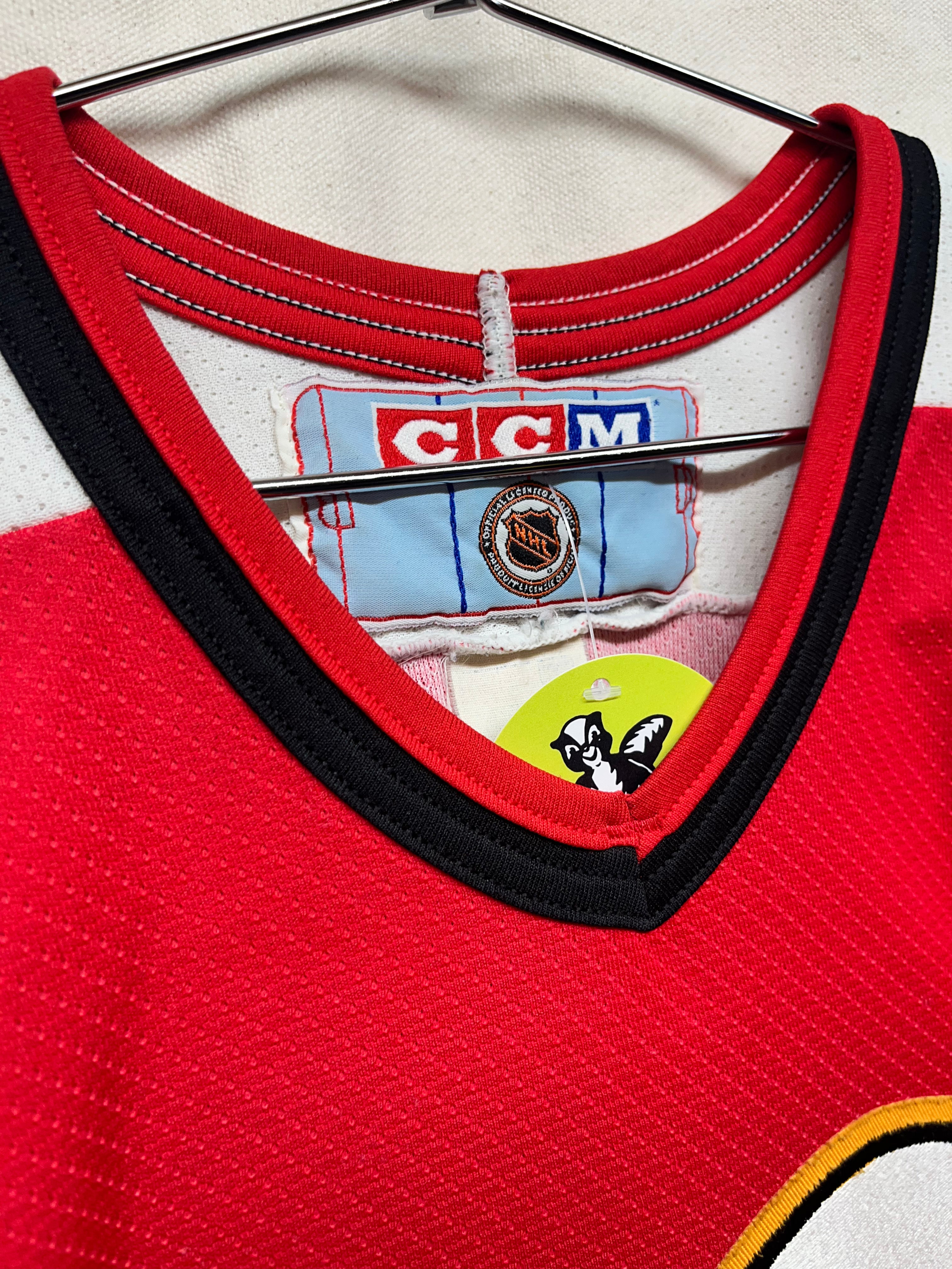 Vintage CCM Calgary Flames Canada Hockey Jersey XL
