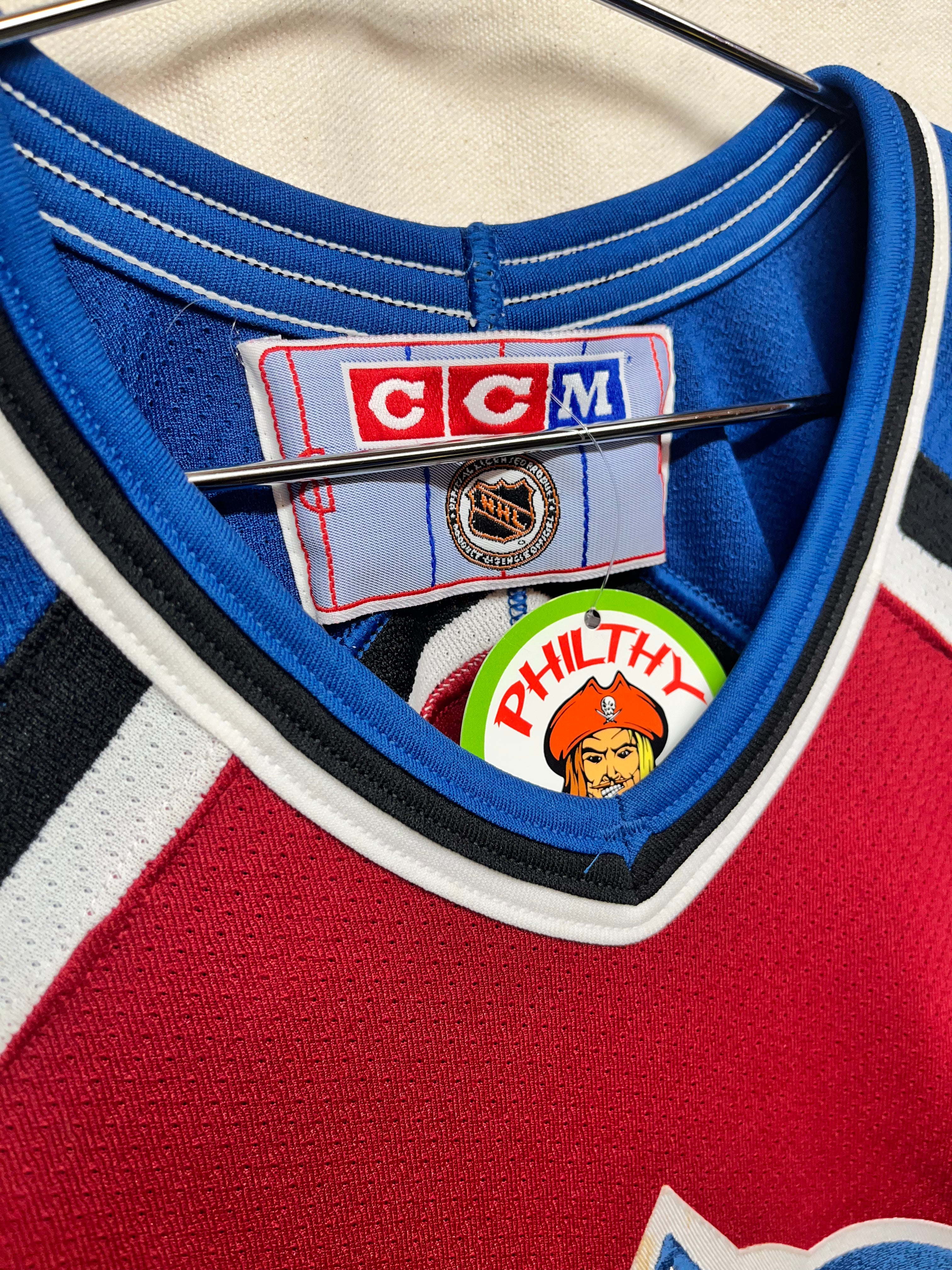 Vintage CCM Colorado Avalanche Hockey Jersey Medium