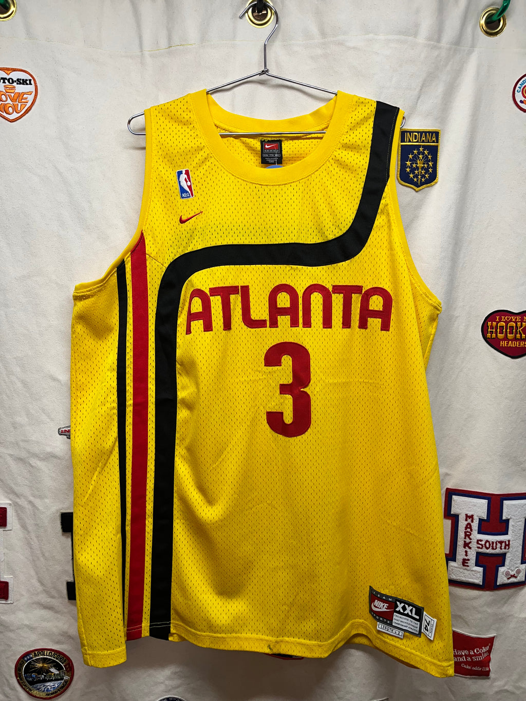 Vintage Nike Shareef Abdur-Rahim Atlanta Hawks Jersey XXL