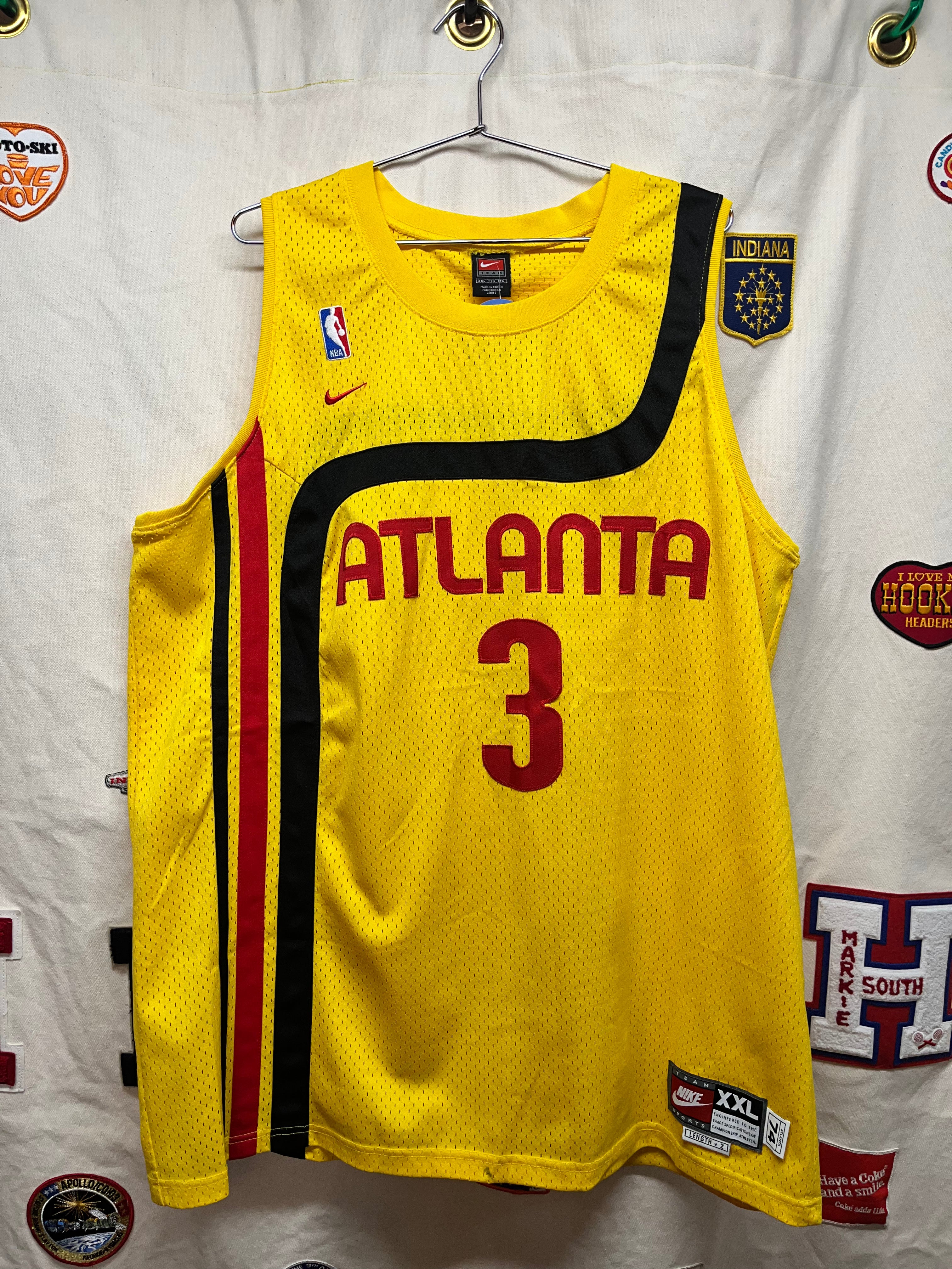 Vintage Nike Shareef Abdur-Rahim Atlanta Hawks Jersey XXL