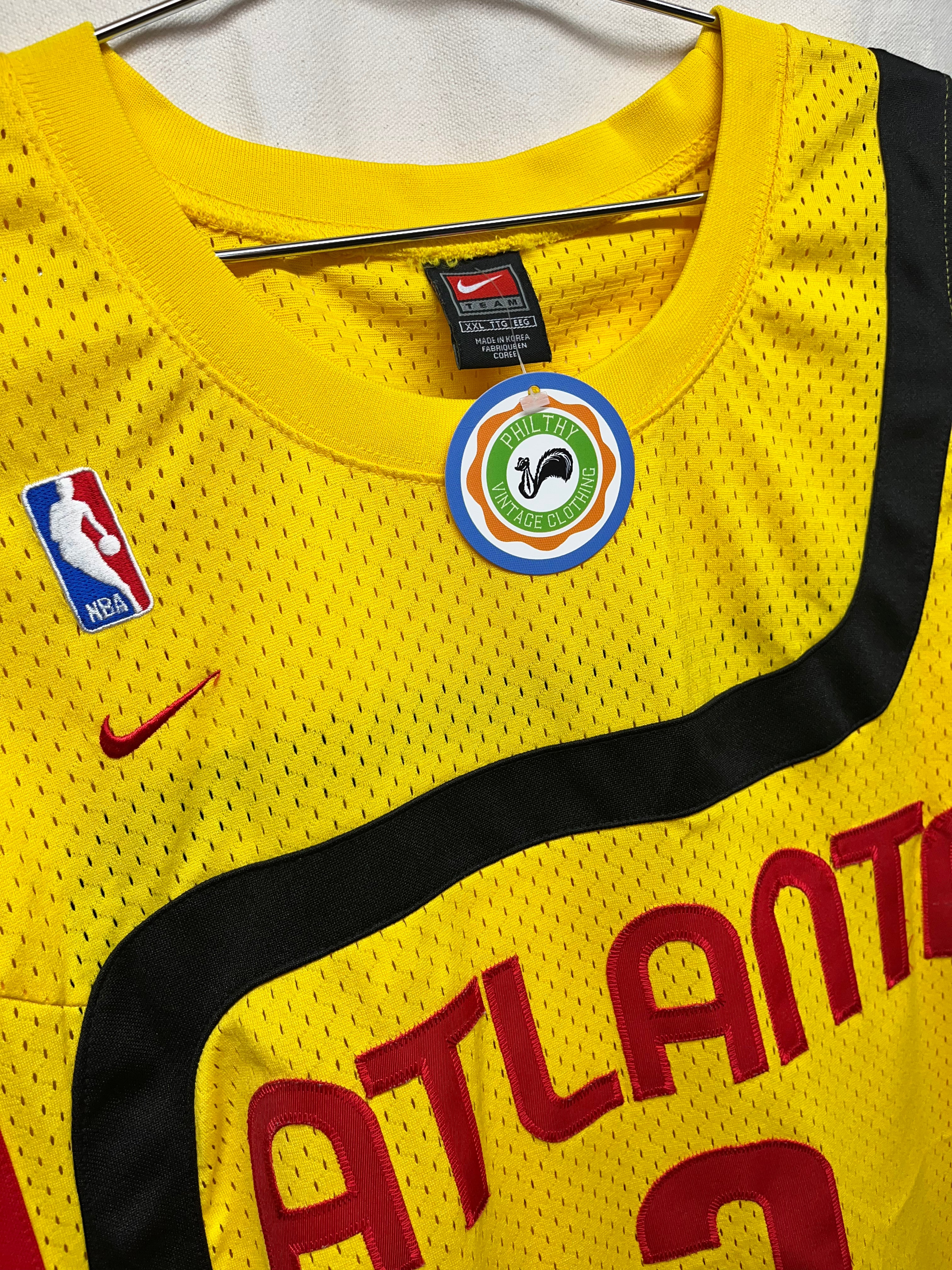 Vintage Nike Shareef Abdur-Rahim Atlanta Hawks Jersey XXL