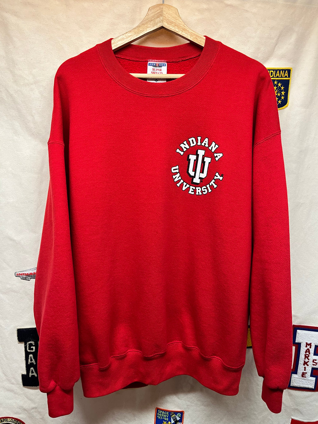 Vintage Indiana University Hoosiers IU Crewneck Sweatshirt: XL