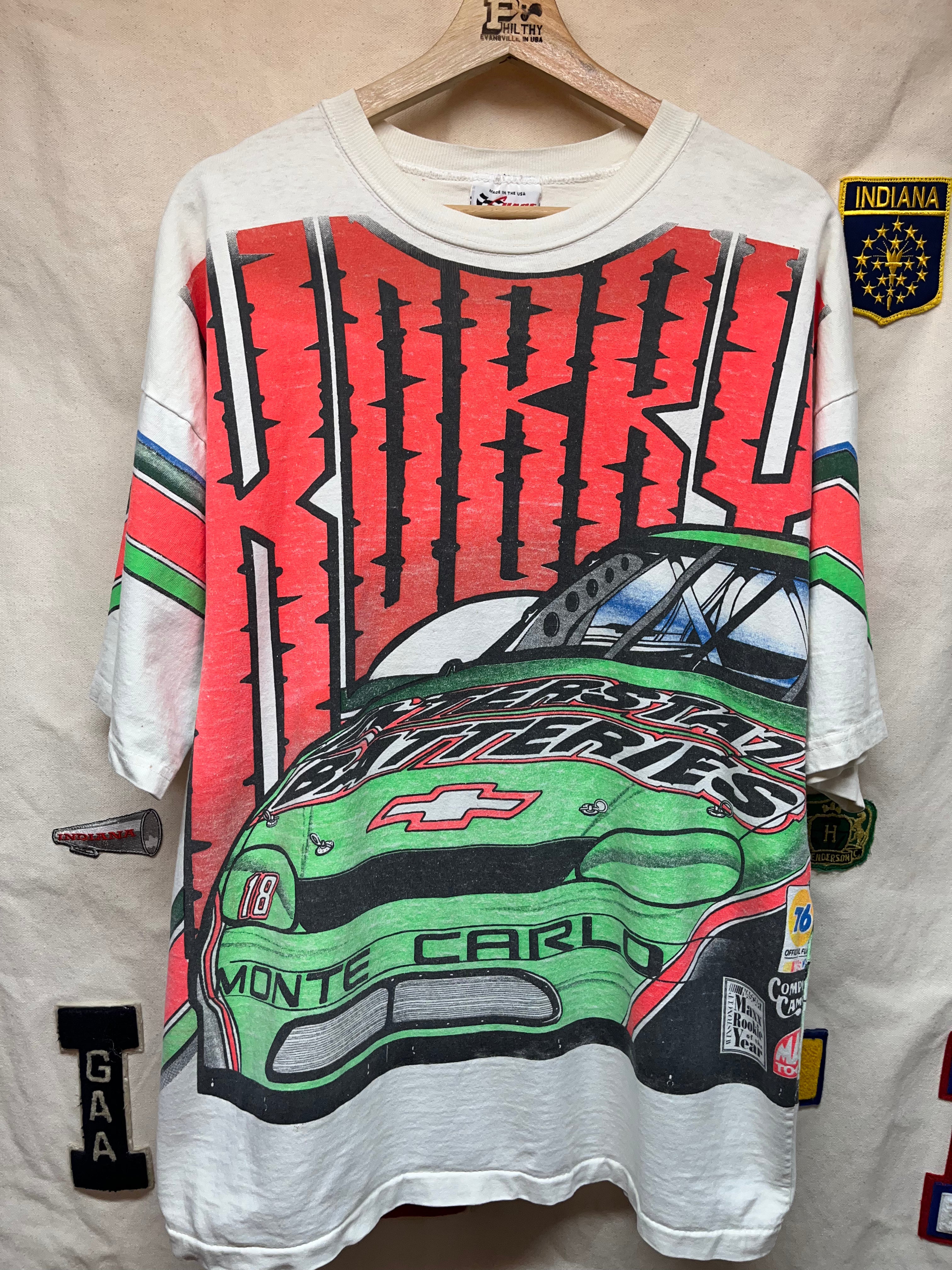 Vintage Bobby Labonte All Over Print Motorsport Traditions 1996 NASCAR Rookie T-Shirt: Large