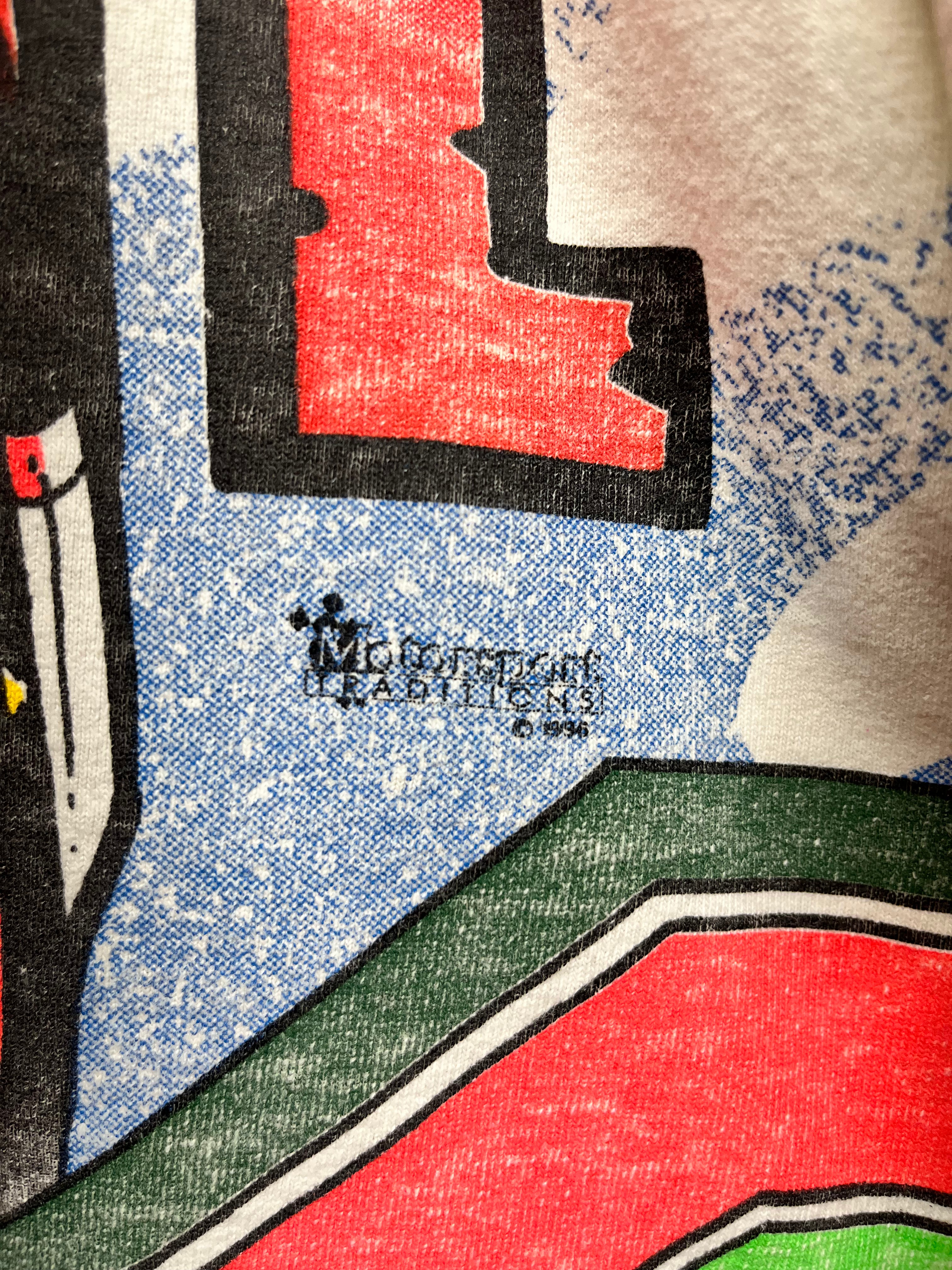 Vintage Bobby Labonte All Over Print Motorsport Traditions 1996 NASCAR Rookie T-Shirt: Large