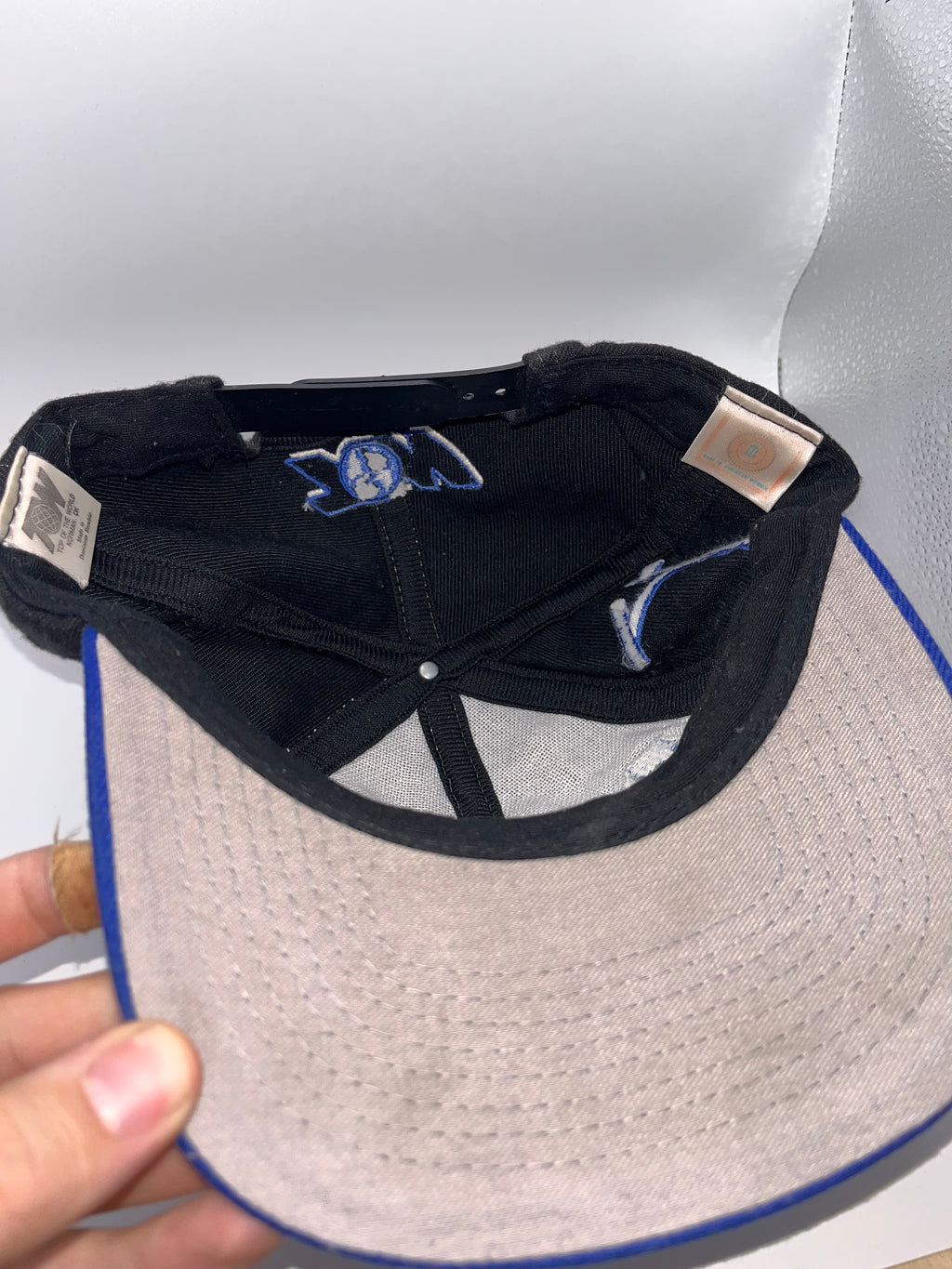 Vintage University of Kentucky Wildcats Graffiti Black Blue TOW Snapback Hat