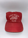 Vintage Polo Ralph Lauren Beach Club Red Lobster 67 Strapback Hat