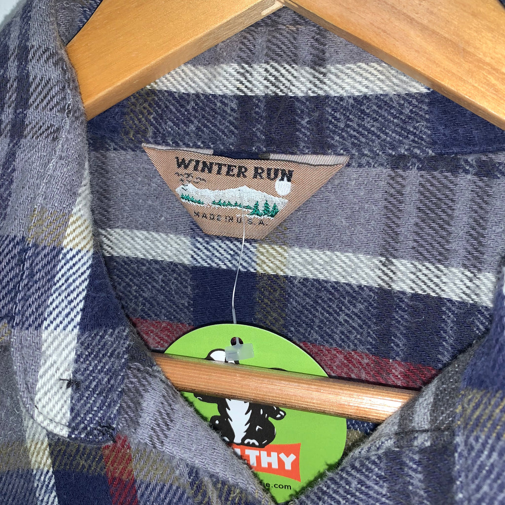 Vintage Winter Run Thick Cotton Flannel: L
