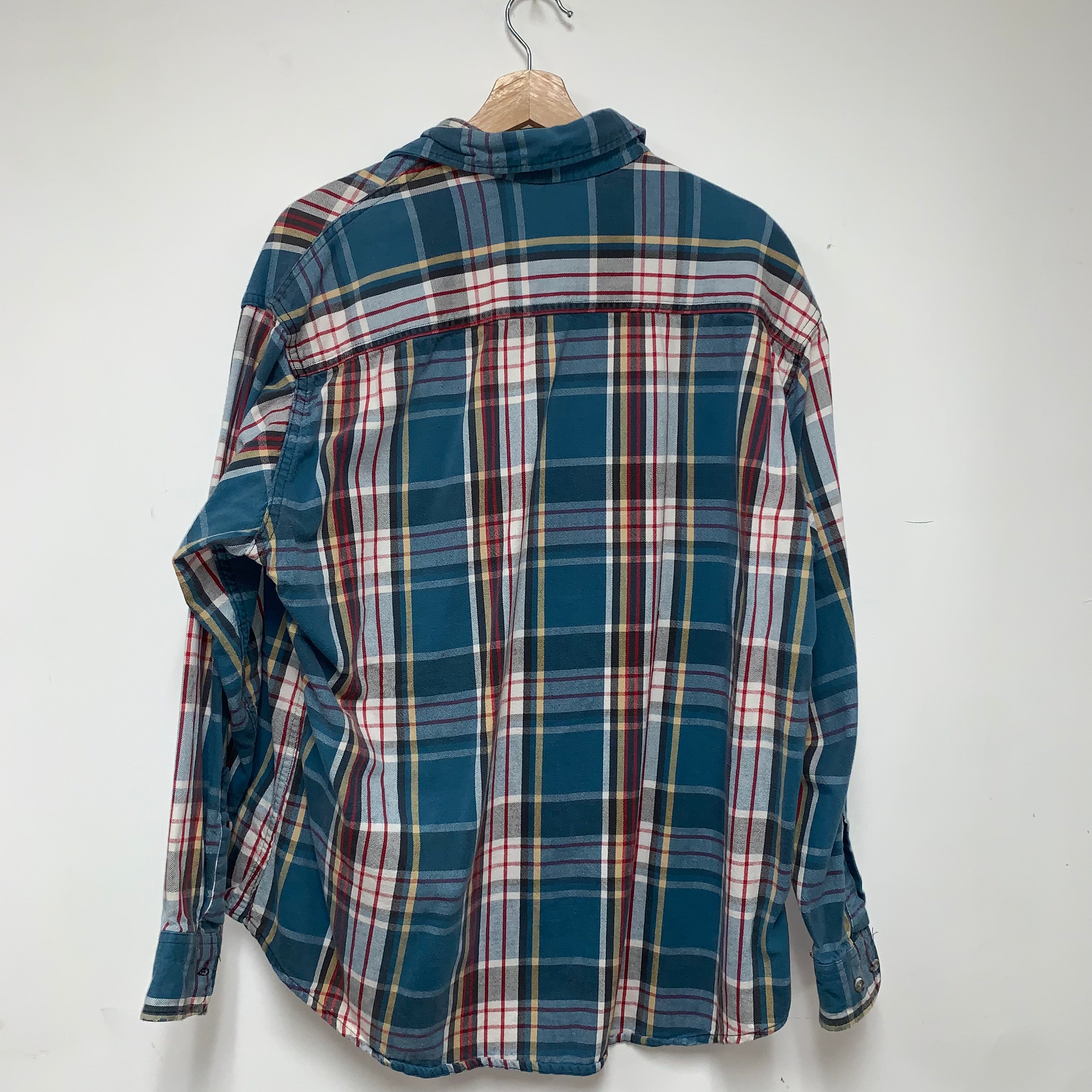 Vintage St. Johns Bay Cotton Button Down Shirt: XL