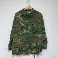 Vintage 60's Slant Pocket Military Ripstop Lightweight Jacket: S