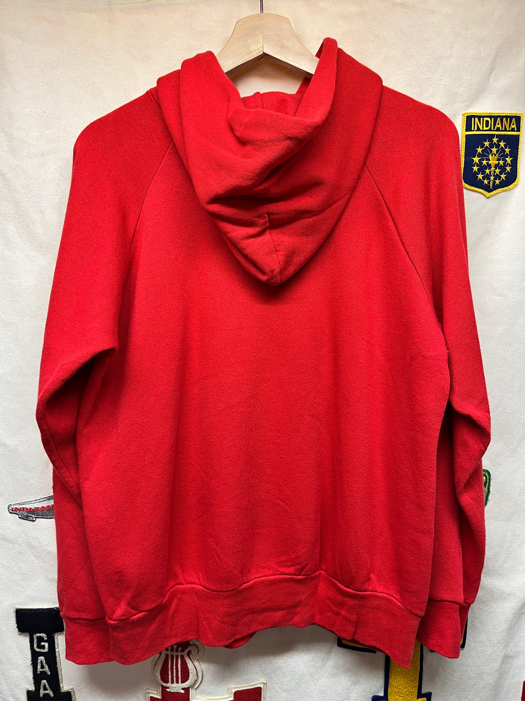 Vintage San Francisco 49ers NFL 80's Red Champion Hoodie Sweatshirt: M/L