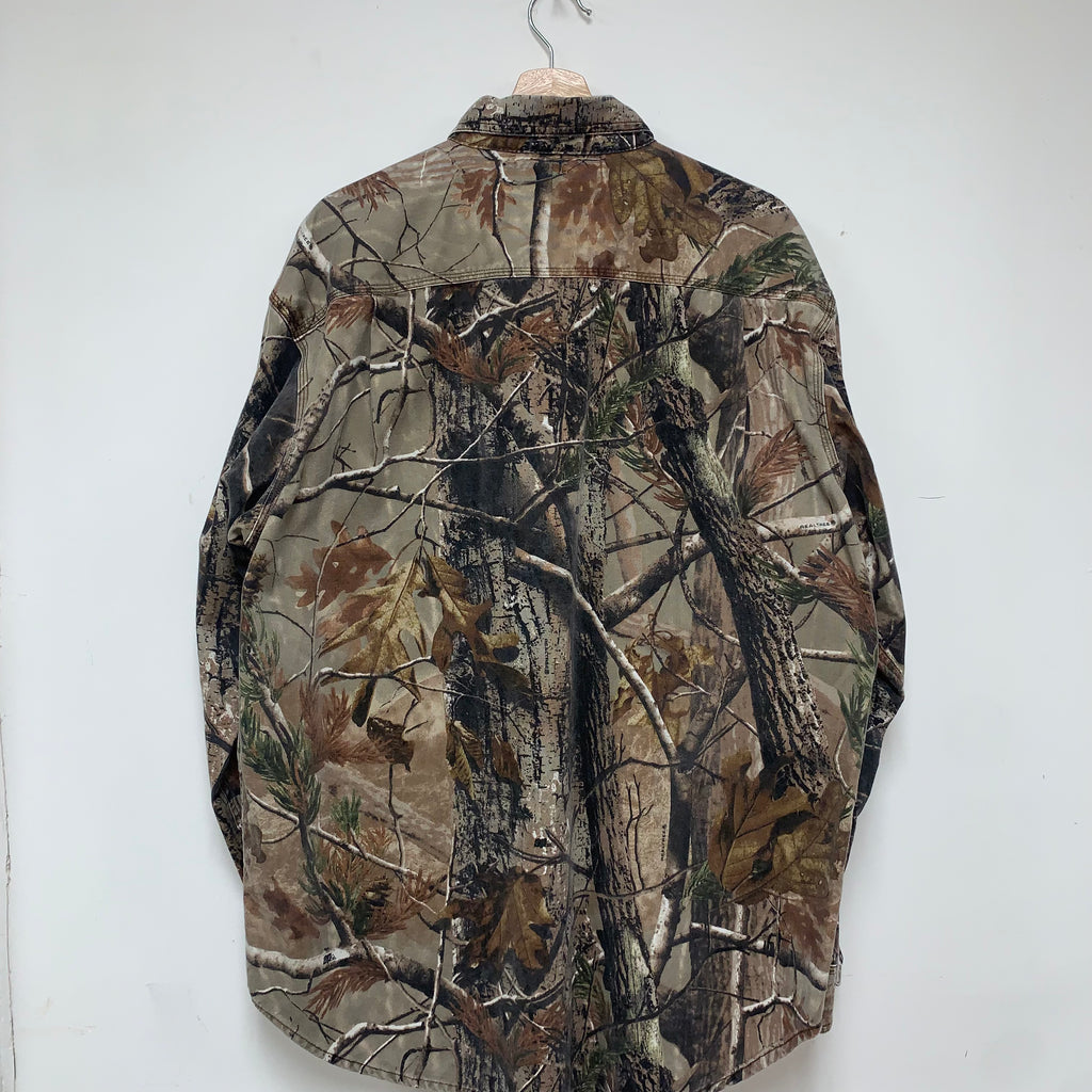 Vintage Russell Outdoors Camo Long Sleeve Button Down: XL