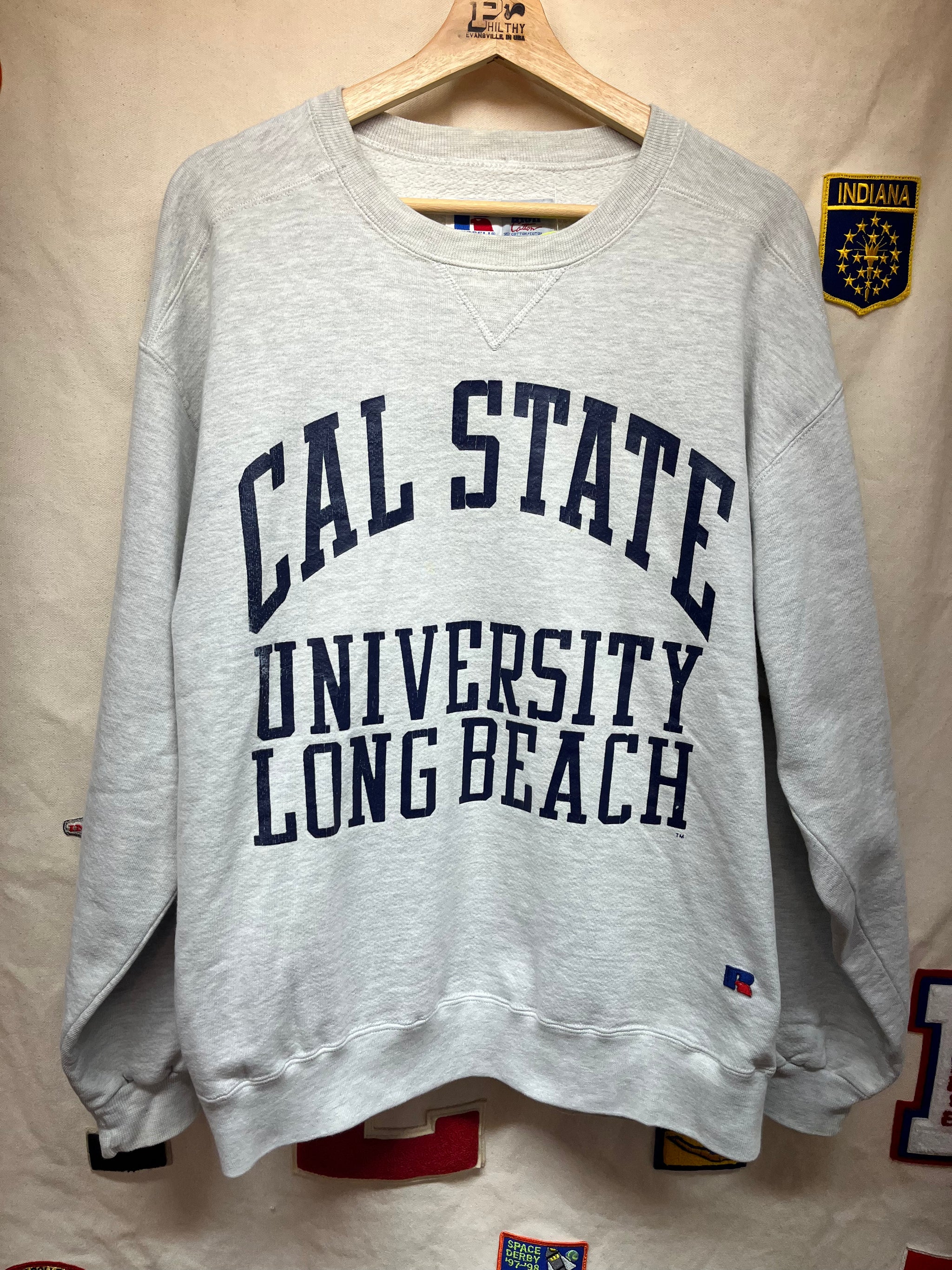 Vintage 90s Cal state on sale Long Beach Prospector Pete Crewneck