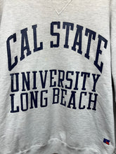 Load image into Gallery viewer, Vintage Cal State University Long Beach Russell High Cotton Grey Crewneck Sweatshirt: Large
