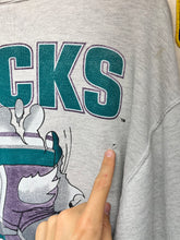 Load image into Gallery viewer, Vintage Mighty Ducks Breakthrough Disney Nutmeg Mills Grey Crewneck Sweatshirt: Large
