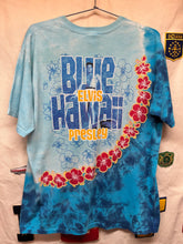 Load image into Gallery viewer, Vintage Elvis Presley Blue Hawaii Tie Dye Liquid Blue T-Shirt: Large
