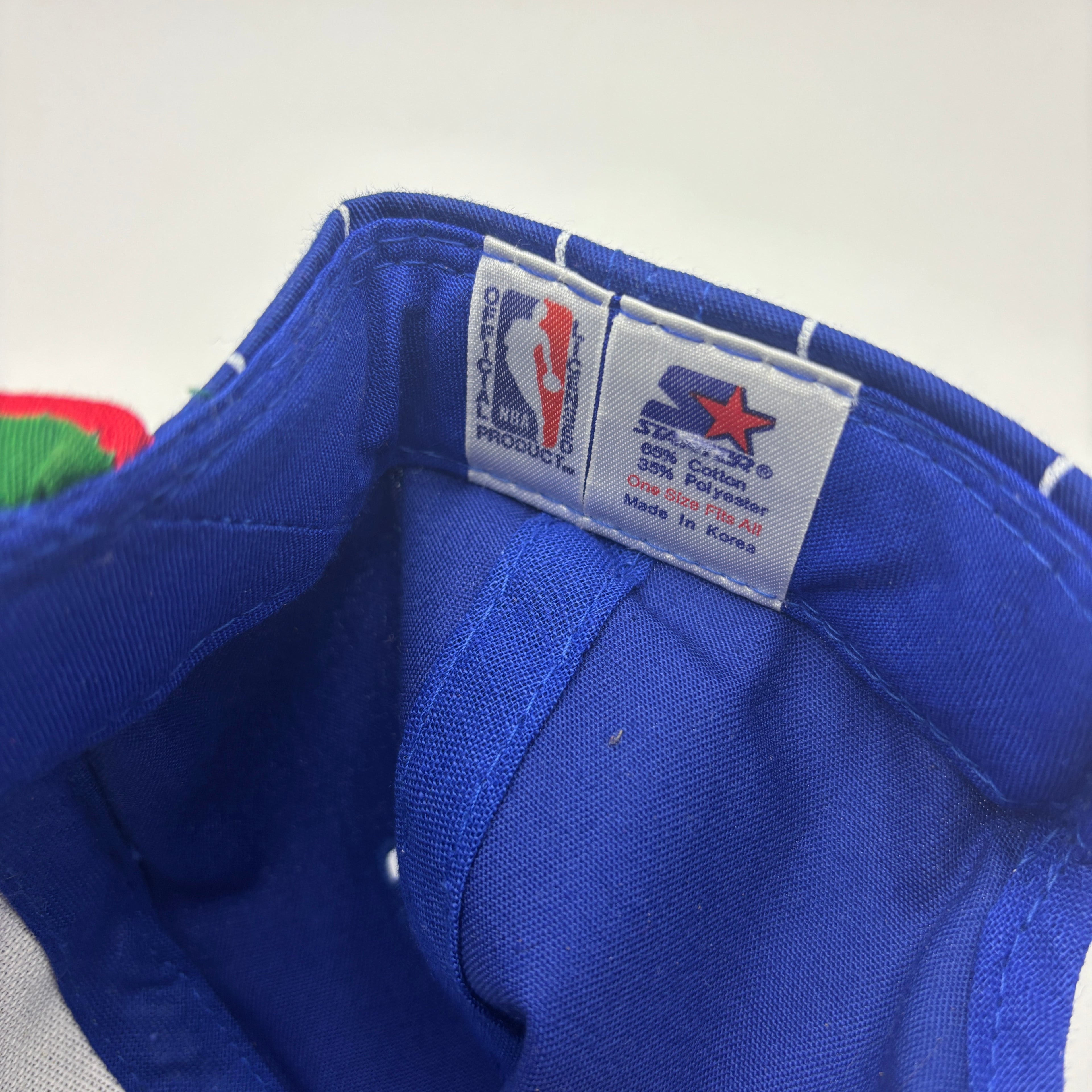 Vintage Detroit Pistons NBA 90's Pinstripe Starter Snapback Hat