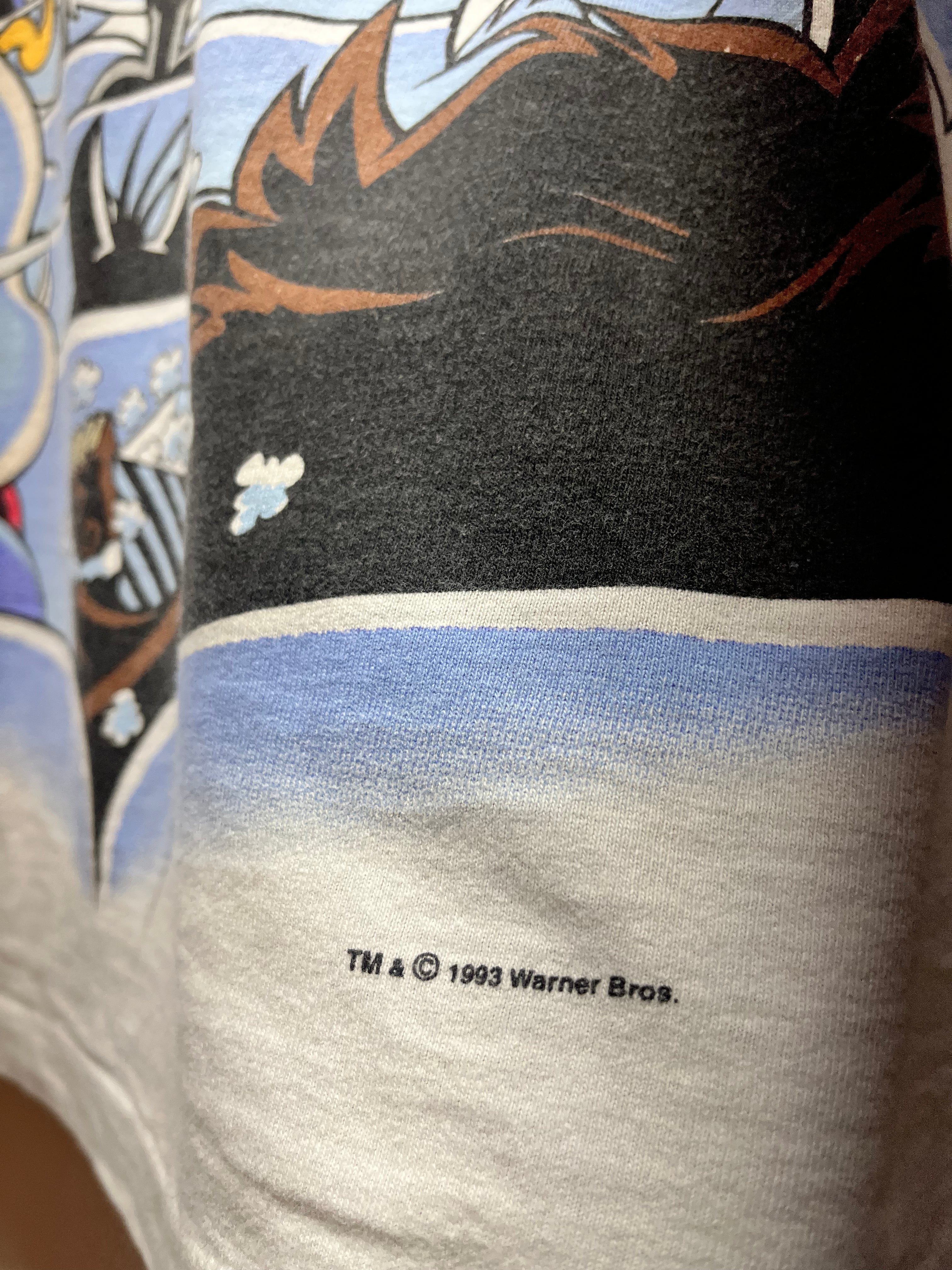 Vintage Signal Sports 1993 Looney Tunes Warner Bros 3D Cartoon Shirt