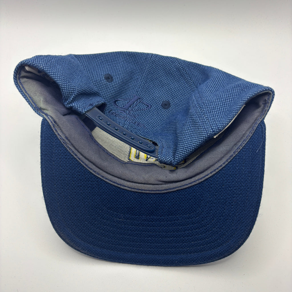 Vintage University of Notre Dame Irish Logo Athletic Blue Snapback Hat