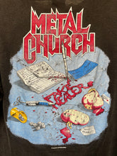 Load image into Gallery viewer, Vintage Metal Church Fake Healer Surgery 1989 Faded Punk Band T-Shirt: Large/Medium
