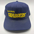 Vintage San Diego Chargers NFL Navy Blue AJD Snapback Hat